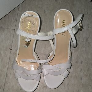 GUESS Elegant White Heels